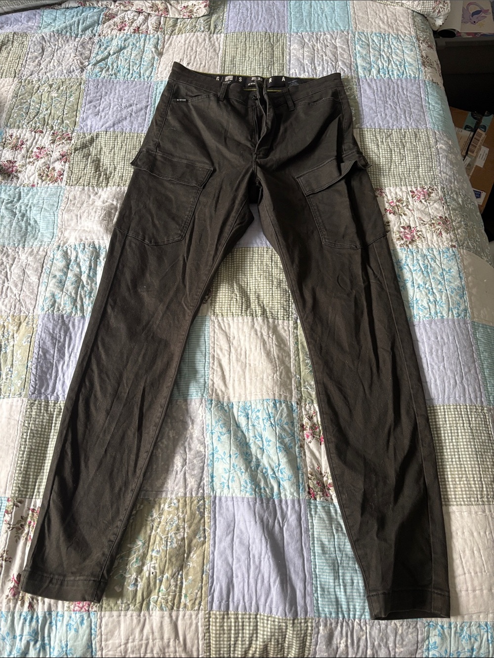 G-Star Raw High G-Shape Cargo Skinny Pants size W31 L32 in Raven (black)